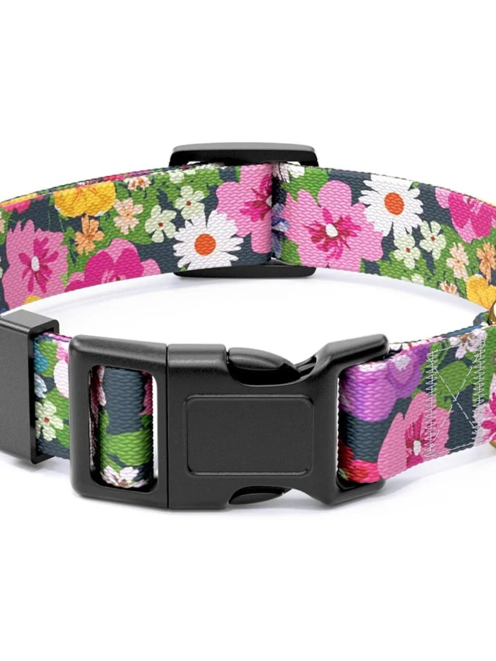 Dog Collar for Small Dogs, Cute Floral Heavy Duty Adjustable Puppy Collar with Q - Picture 1 of 7